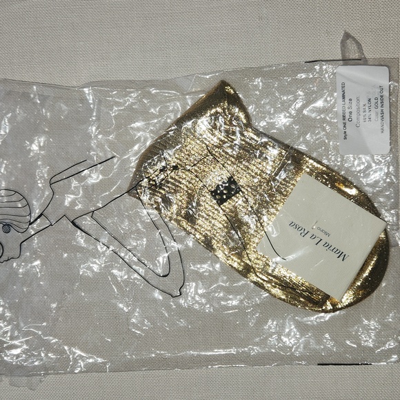 Maria La Rosa From MILAN ITALY, Gold Socks - Picture 6 of 8